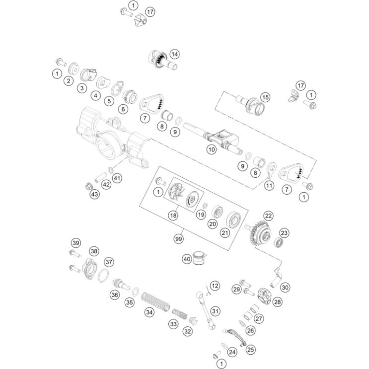 VALVE D'ÉCHAPPEMENT HUSQVARNA 85 TC 2025 19/16